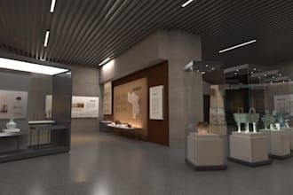 frame 3d modern gallery,museum design,cultural district,theatre room,layout,grow