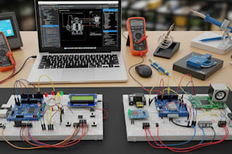design and program embedded systems using atmega328p and plc microcontrollers