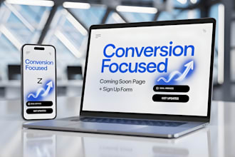 create shopify coming soon page with sign up form landing page, prelaunch page