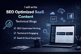 write SEO optimized saas content and technical blogs