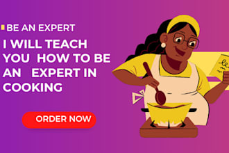 teach you how to cook with recipe book