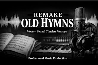 remake old christmas song, old christian song, old hymn remake, recreation, remi