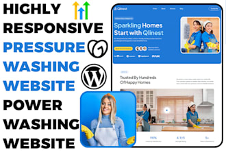 design pressure washing website power washing car wash website