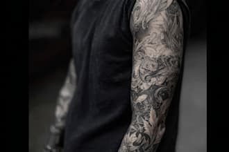 do unique customized realism tattoo design
