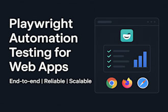 do end to end web automation tests using playwright