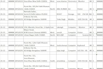 clean, format, and organise your excel data professionally