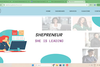 create webpage or even a website with timely delivery within 1 week