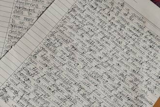 write cute and beautiful handwriting