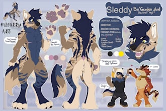 draw furry reference sheet nsfw furry ref sheet furry art commission fursona art