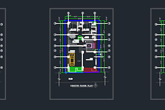 design a professional 2d floor plan for  building