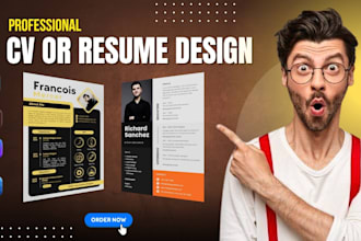 design a modern creative CV and ats ready resume design for job success