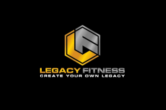 create a simple yet elegant logo for legacy fitness