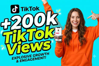 reach 200k tiktok views organic growth
