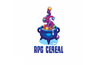 design a playful beautiful logo for a role playing game