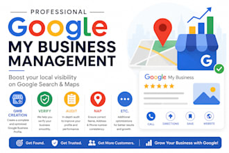 audit, setup and boost your google my business profile