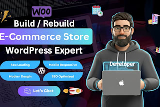 build rebuild clothing fashion autopart professional ecoomerce store website