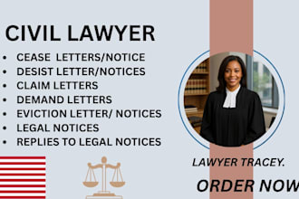 draft legal notices, demand letters, cease and desist letters, eviction notice