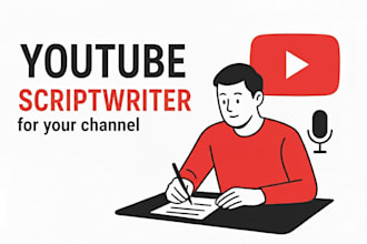 be your youtube scriptwriter for engaging scripts