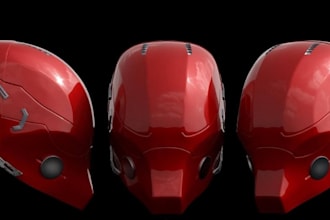 design epic 3d cosplay armor and props