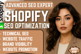 be your shopify expert, website seo to boost shopify marketing shopify website