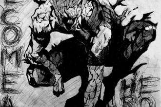 draw custom anime art and illustration with detailing