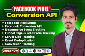 fix or setup facebook conversion API for clickfunnels, webflow, kajabi via GTM