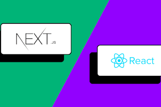 build a website using react and nextjs