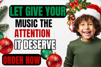 do  organic spotify christmas music promotion, holidays music, spotify promo