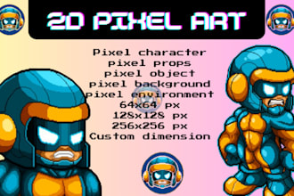create pixel art character 8 16 bit character pixel art game environment props