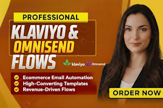 setup klaviyo ecommerce flows email templates and klaviyo omnisend automation