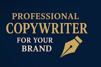 write persuasive and SEO optimized copy for your brand