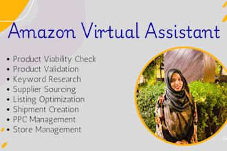 provide full amazon fba VA with product viability check