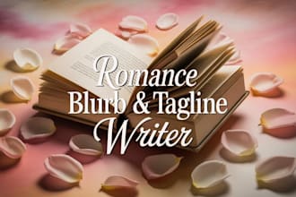 write irresistible romance book blurbs and taglines that sell