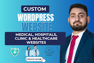 build a professional medical, hospital, and healthcare wordpress website