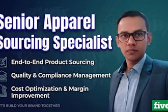 be your expert apparel sourcing