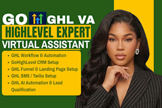 go highlevel crm automation ghl automation ai agent gohighleve virtual assistant