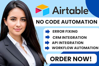 create expert airtable automation and zapier workflows