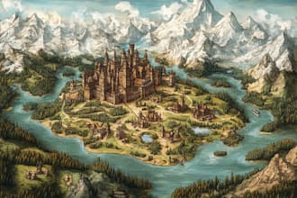 create custom fantasy maps for you
