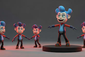 design and create custom 3d toy model, collectible toy for printing or animation