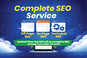provide on page, off page and technical SEO service