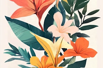 do realistic botanical illustration