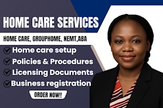 guide and setup home care, group home, day care, nemt, assisted living agencies