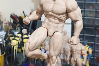 3d sculpt action figure articulated anime figure toy zbrush for 3d printing