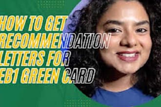 write a professional eb1 visa recommendation letter for your uscis petition