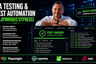 do QA testing software testing, manual testing by playwright