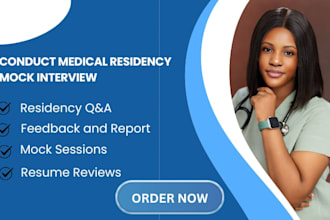 conduct medical school and residency mock interviews, med school, residency