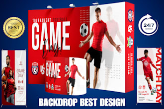 trade show booth design, backdrop exhibition stand graphics