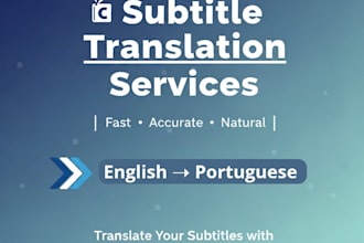 translate english subtitles into brazilian portuguese