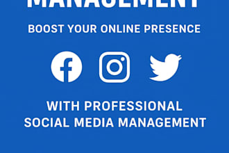 be your social media manager and create engaging content