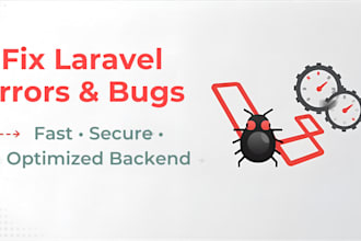 fix laravel errors, bugs, and optimize your backend